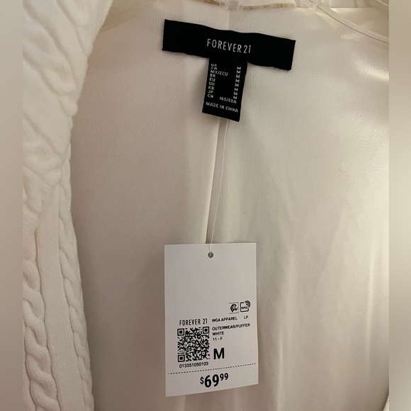 Textured Drawstring Puffer Jacket - Picture 8 of 8